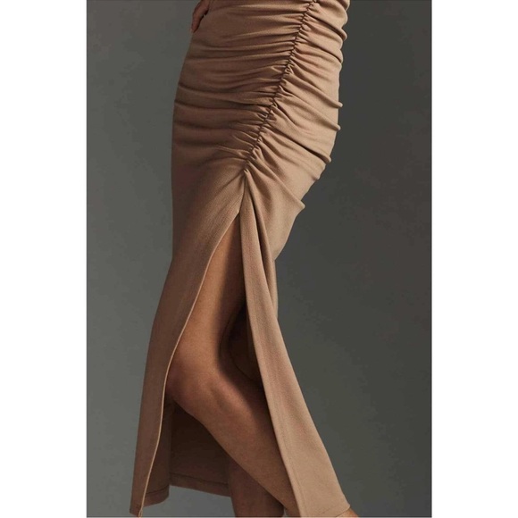 NWT Anthropologie The Maya Ruched Cowl-Neck Dress - Medium Petite - Picture 11 of 13